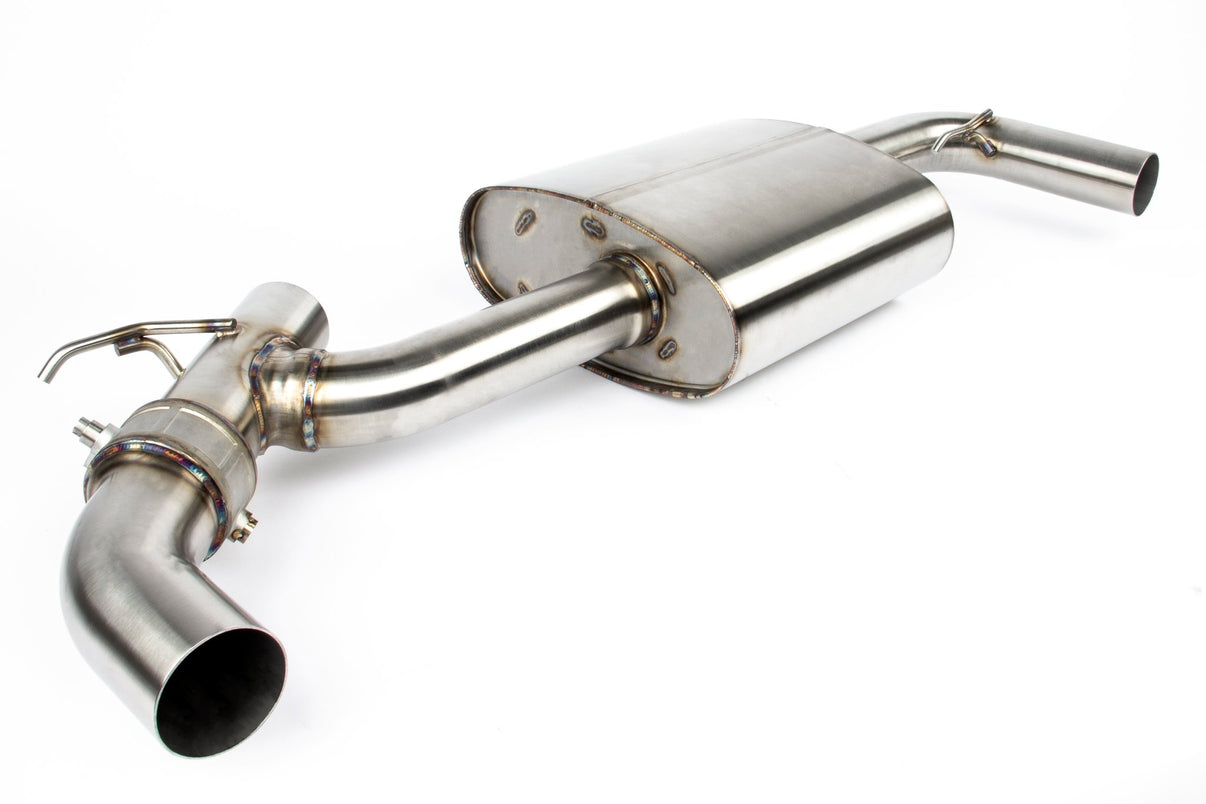 Dinan Valved Axle-Back Exhaust - 2017-2024 MINI C'man S ALL4 - Photo - out of package Angle