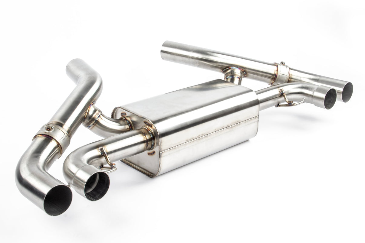 Dinan Free Flow Axle-Back Exhaust - 2020-2024 BMW M340i/M440i - Photo - out of package Angle