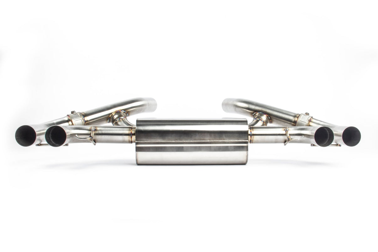 Dinan Free Flow Axle-Back Exhaust - 2020-2024 BMW M340i/M440i - Photo - out of package Side