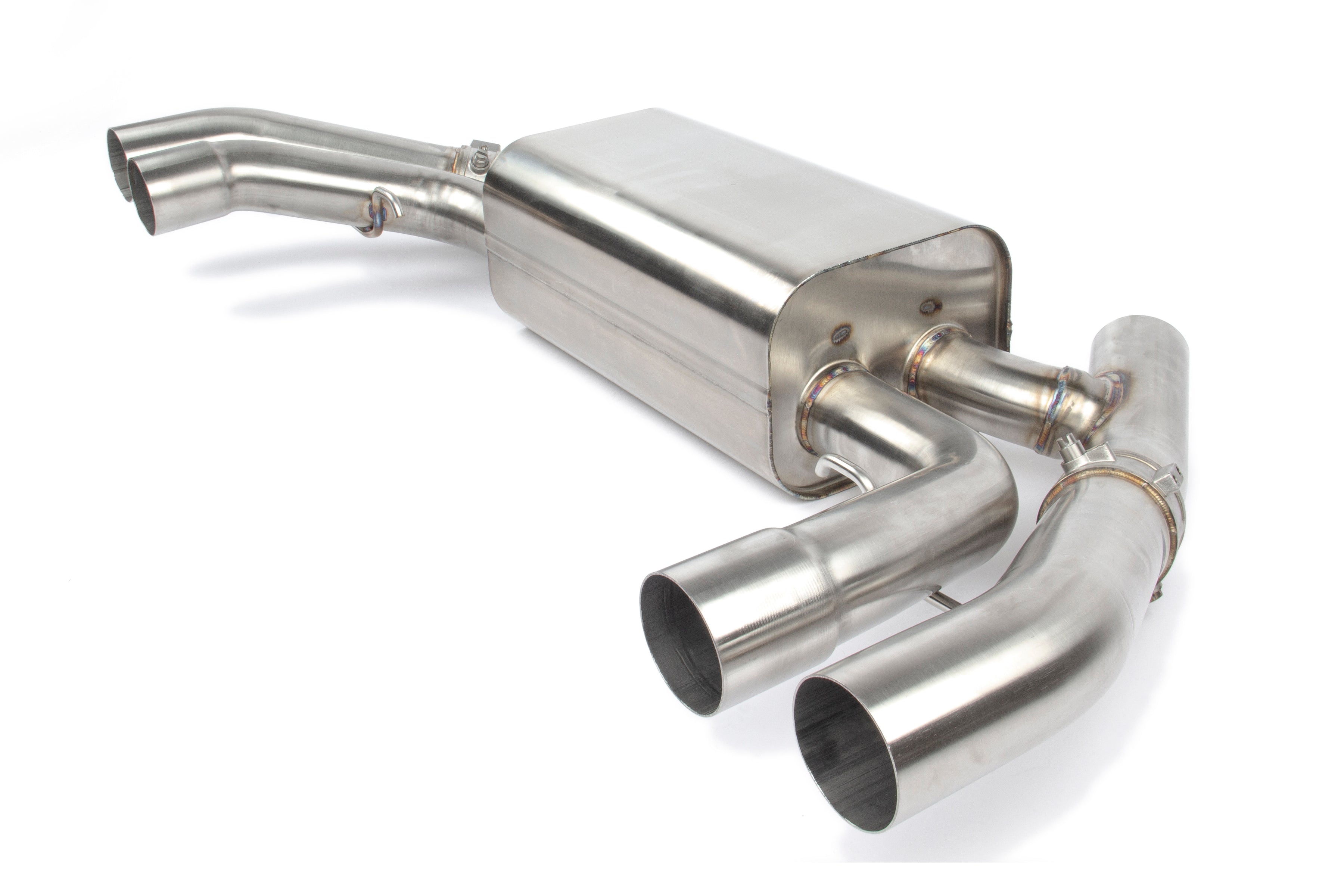 Dinan Free Flow Axle-Back Exhaust - 2020-2025 BMW X3M/X4M - Photo - out of package Angle