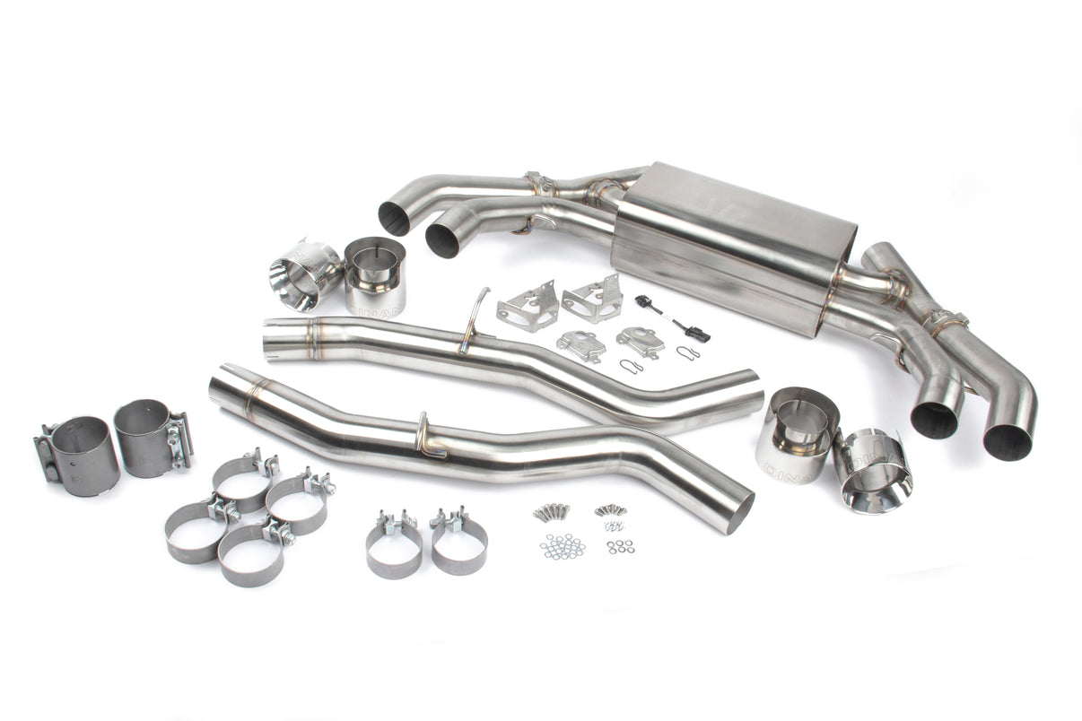 Dinan Free Flow Axle-Back Exhaust - 2020-2025 BMW X3M/X4M - Photo - Primary Front