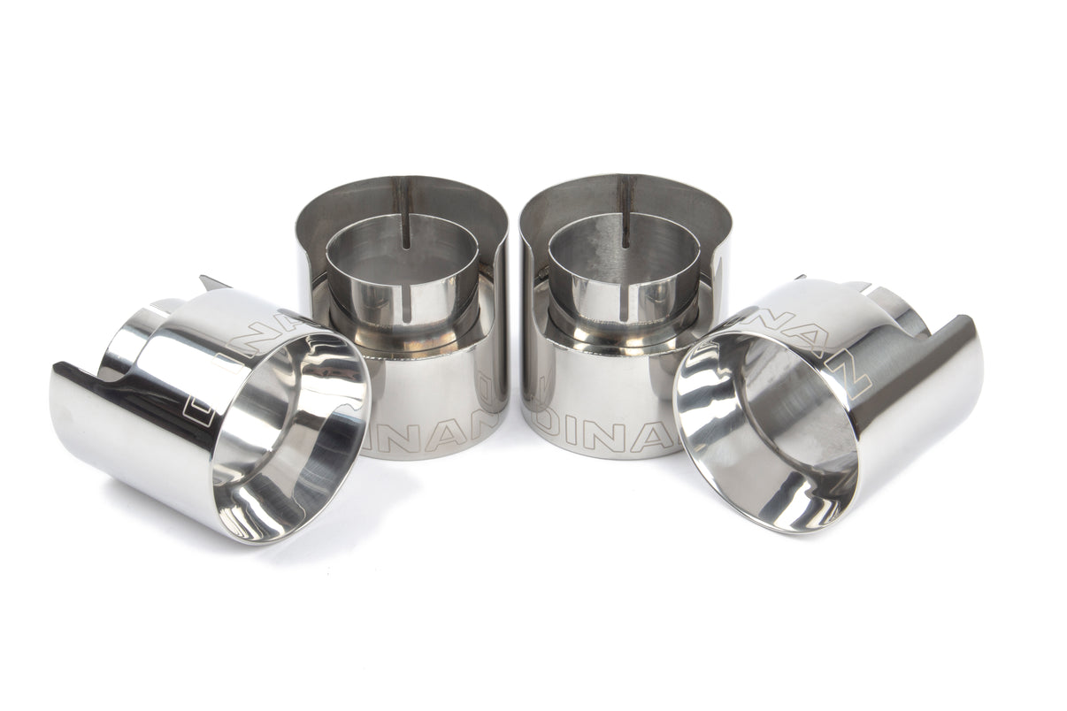 Dinan Free Flow Axle-Back Exhaust - 2020-2025 BMW X3M/X4M - Photo - out of package Top