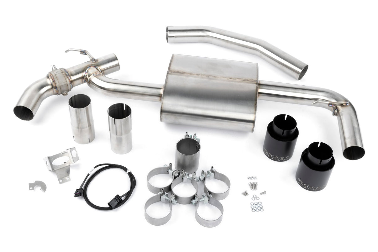 Dinan Valved Axle-Back Exhaust - 2016-2023 BMW X1/X2 sDrive28i - Photo - Primary Front