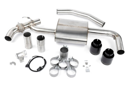 Dinan Valved Axle-Back Exhaust - 2016-2023 BMW X1/X2 sDrive28i - Photo - Primary Front