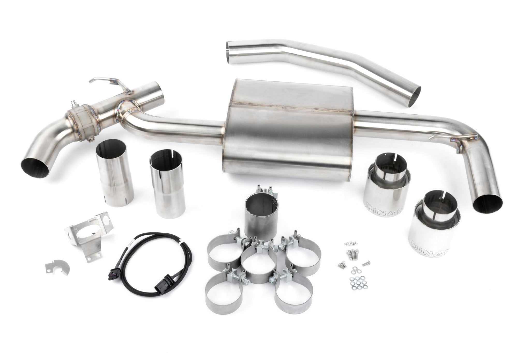Dinan Valved Axle-Back Exhaust - 2016-2023 BMW X1/X2 sDrive28i - Photo - Primary Front