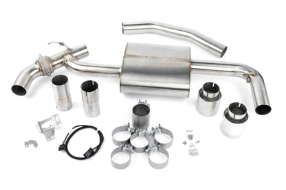Dinan Valved Axle-Back Exhaust - 2016-2023 BMW X1/X2 sDrive28i - Photo - Primary Front