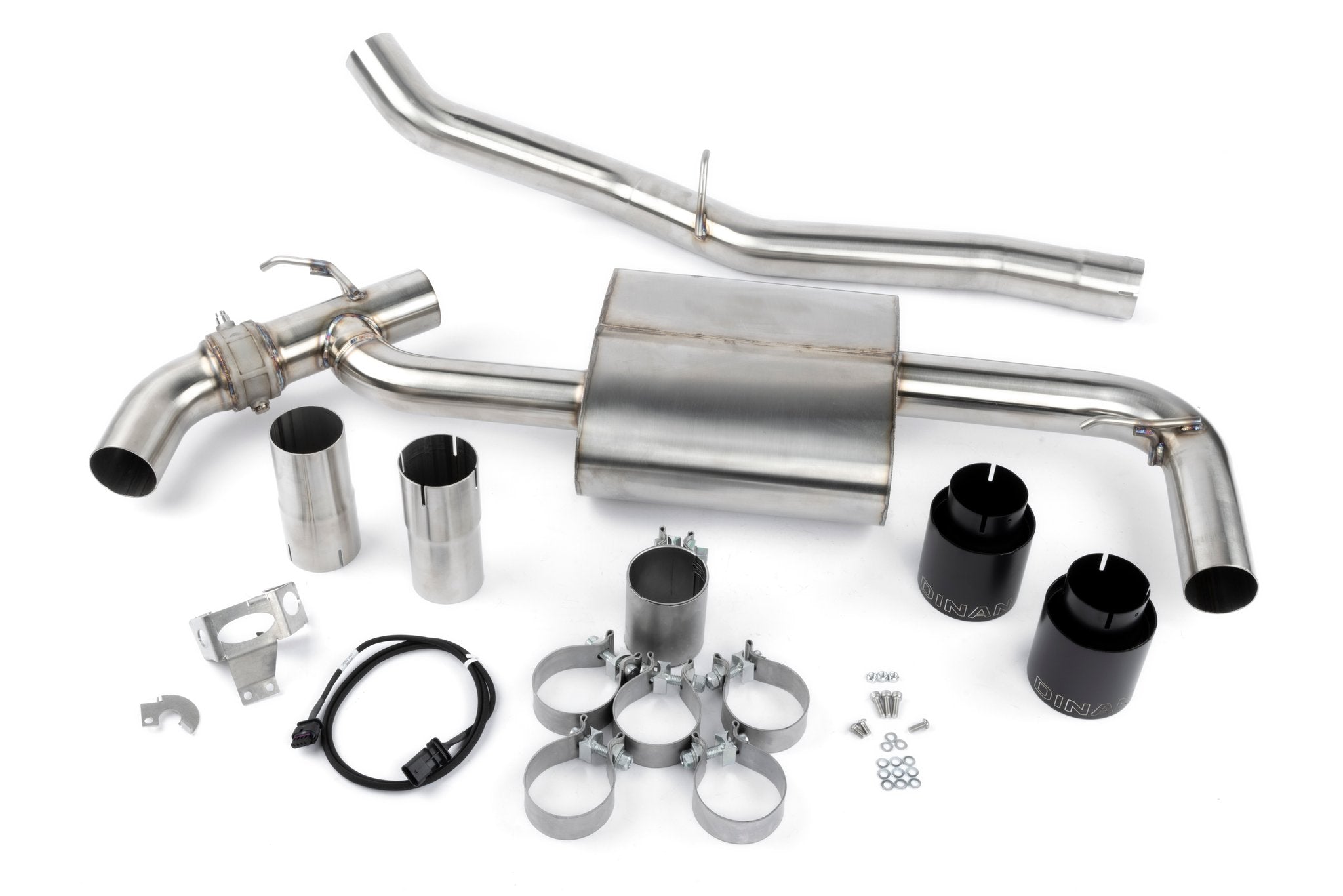 Dinan Valved Axle-Back Exhaust - 2016-2023 BMW X1/X2 xDrive28i - Photo - Primary Front
