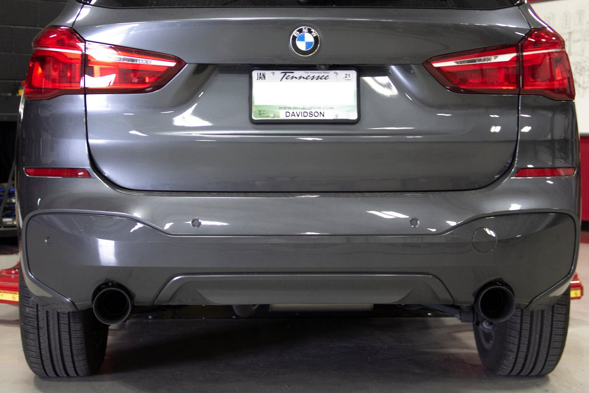 Dinan Valved Axle-Back Exhaust - 2016-2023 BMW X1/X2 xDrive28i - Photo - out of package User 3