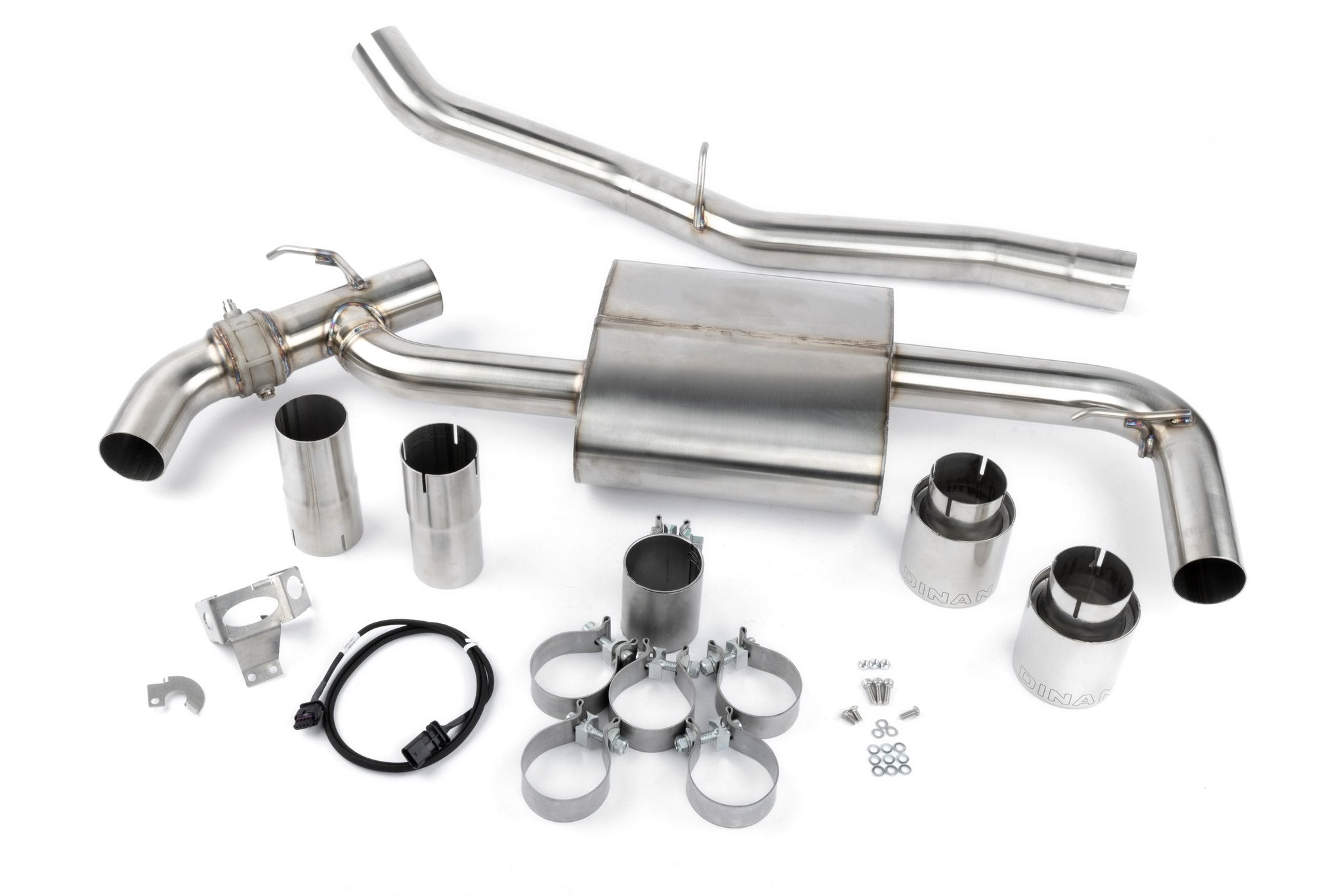 Dinan Valved Axle-Back Exhaust - 2016-2023 BMW X1/X2 xDrive28i - Photo - Primary Front