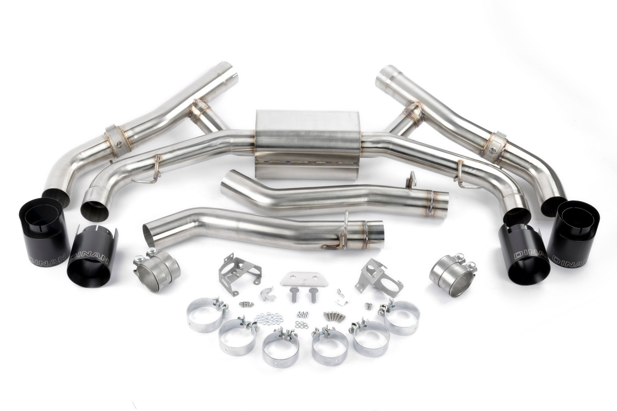 Dinan Valved Axle-Back Exhaust - 2020-2026 BMW X5M/X6M - Photo - Primary Front