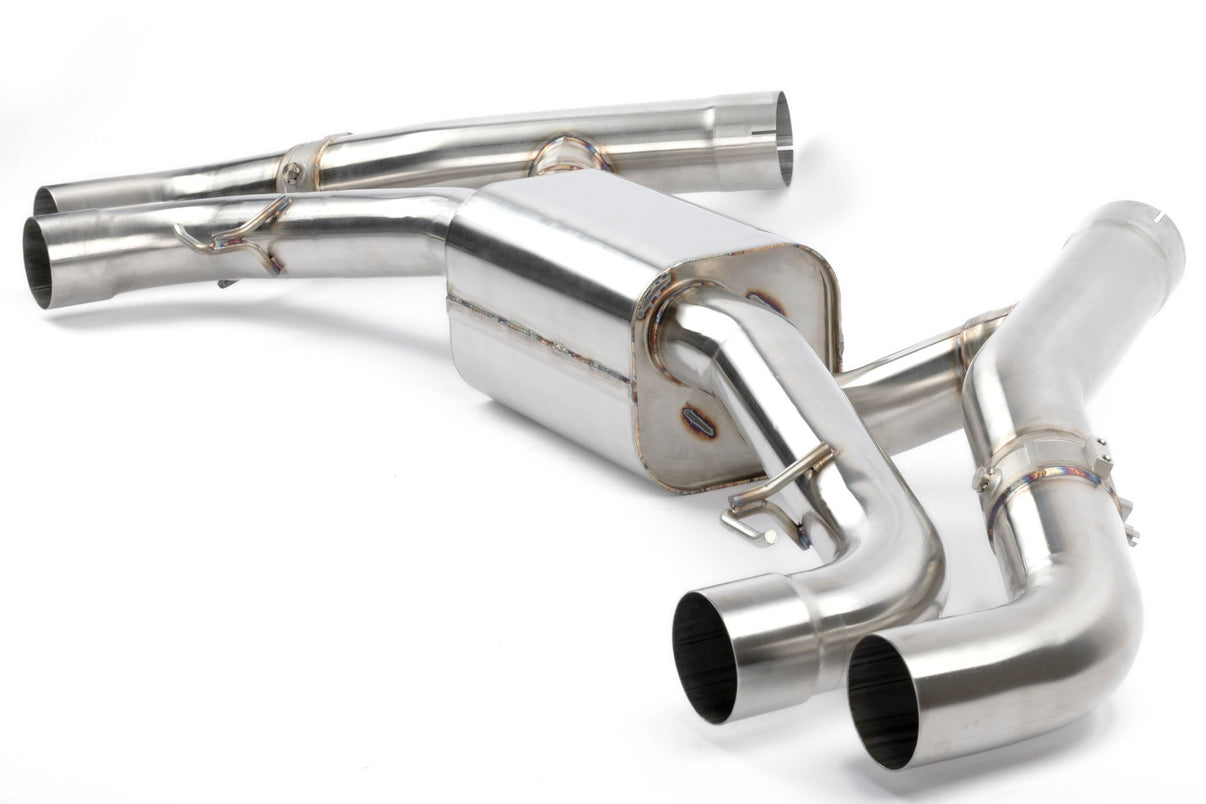 Dinan Valved Axle-Back Exhaust - 2020-2026 BMW X5M/X6M - Photo - out of package Front
