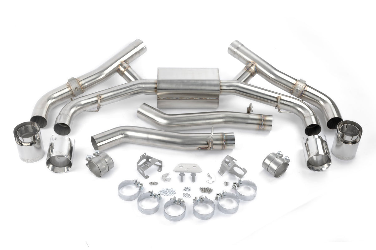 Dinan Valved Axle-Back Exhaust - 2020-2026 BMW X5M/X6M - Photo - Primary Front