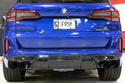 Dinan Valved Axle-Back Exhaust - 2020-2026 BMW X5M/X6M - Photo - out of package Angle