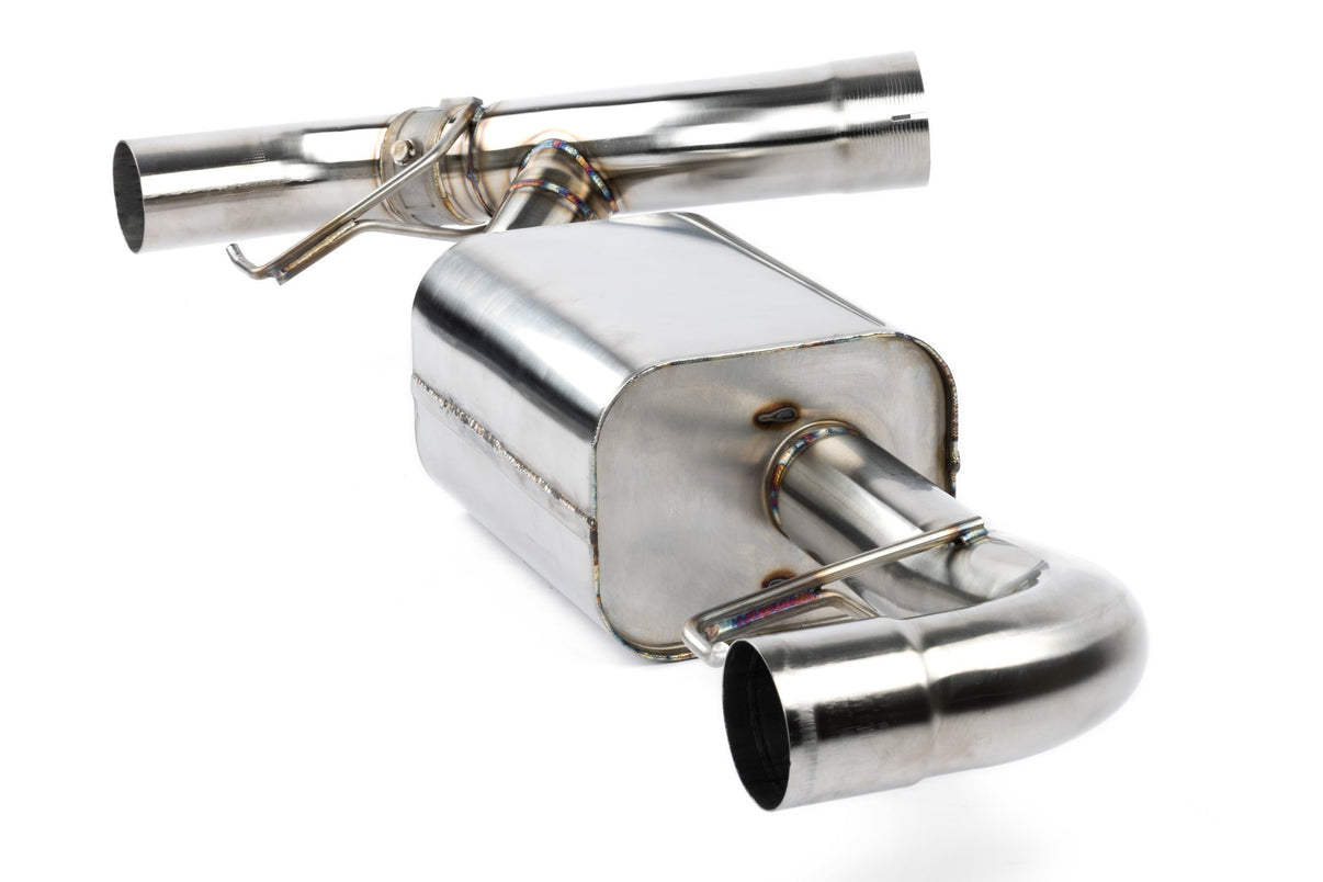 Dinan Valved Axle-Back Exhaust - 2019-2024 BMW 330i/430i - Photo - out of package Side