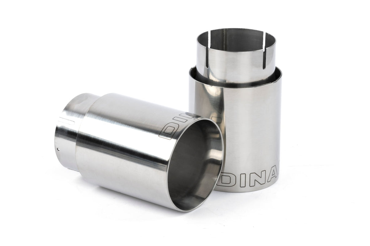 Dinan Valved Axle-Back Exhaust - 2019-2024 BMW 330i/430i - Photo - out of package Bottom