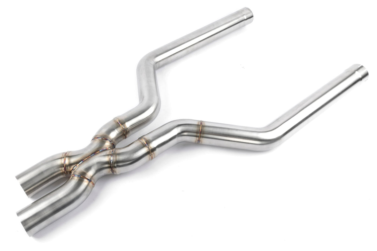 Dinan High Flow Middle Exhaust - 2020-2023 BMW X5M/X6M - Photo - out of package Left
