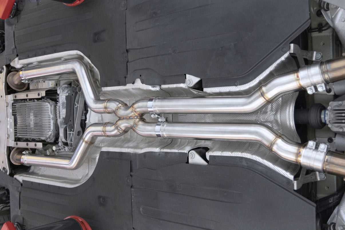 Dinan High Flow Middle Exhaust - 2020-2023 BMW X5M/X6M - Photo - out of package User 1