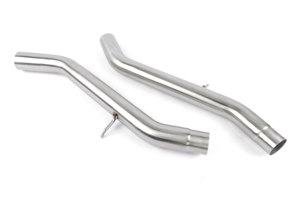 Dinan Valved Axle-Back Exhaust - 2021-2026 BMW M3/M4 - Photo - out of package Front