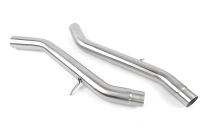 Dinan Valved Axle-Back Exhaust - 2021-2026 BMW M3/M4 - Photo - out of package Front