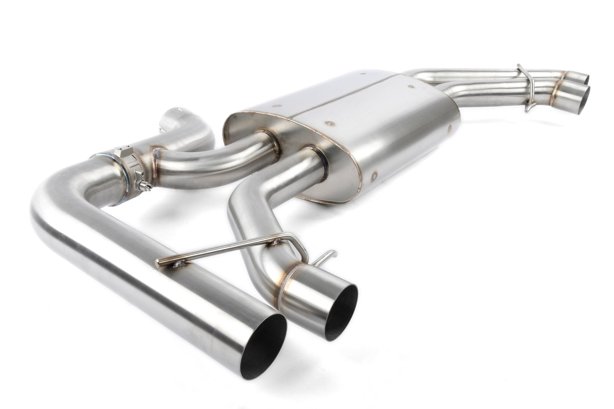 Dinan Valved Cat-Back Exhaust - BMW X3 M40i / X4 M40i - Photo - out of package Front