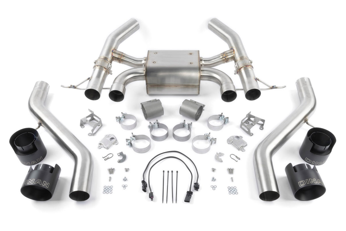 Dinan Valved Axle-Back Exhaust - 2023-2026 BMW M2 - Photo - Primary Right