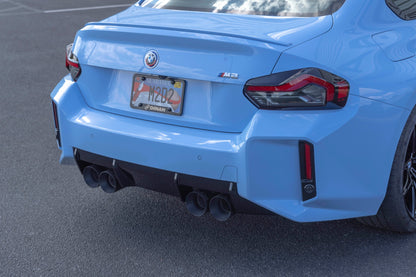 Dinan Valved Axle-Back Exhaust - 2023-2026 BMW M2 - Photo - out of package Top