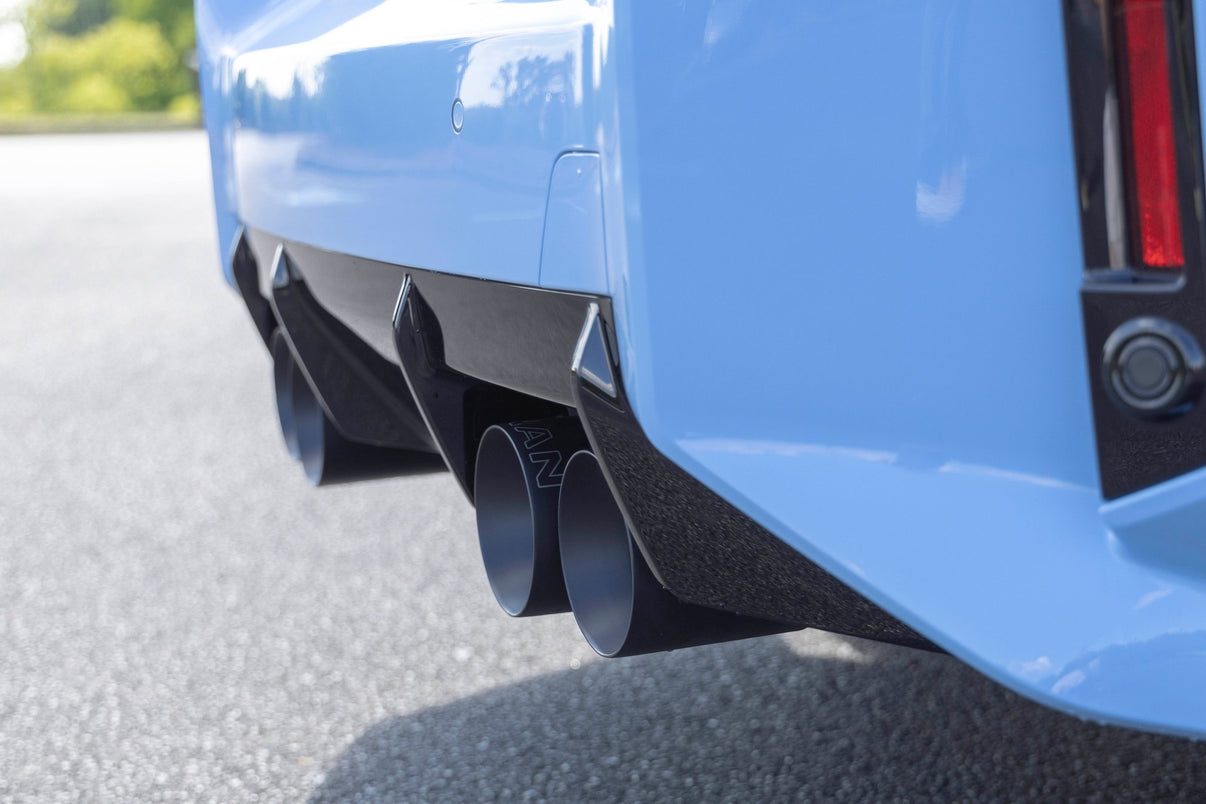 Dinan Valved Axle-Back Exhaust - 2023-2026 BMW M2 - Photo - out of package Left