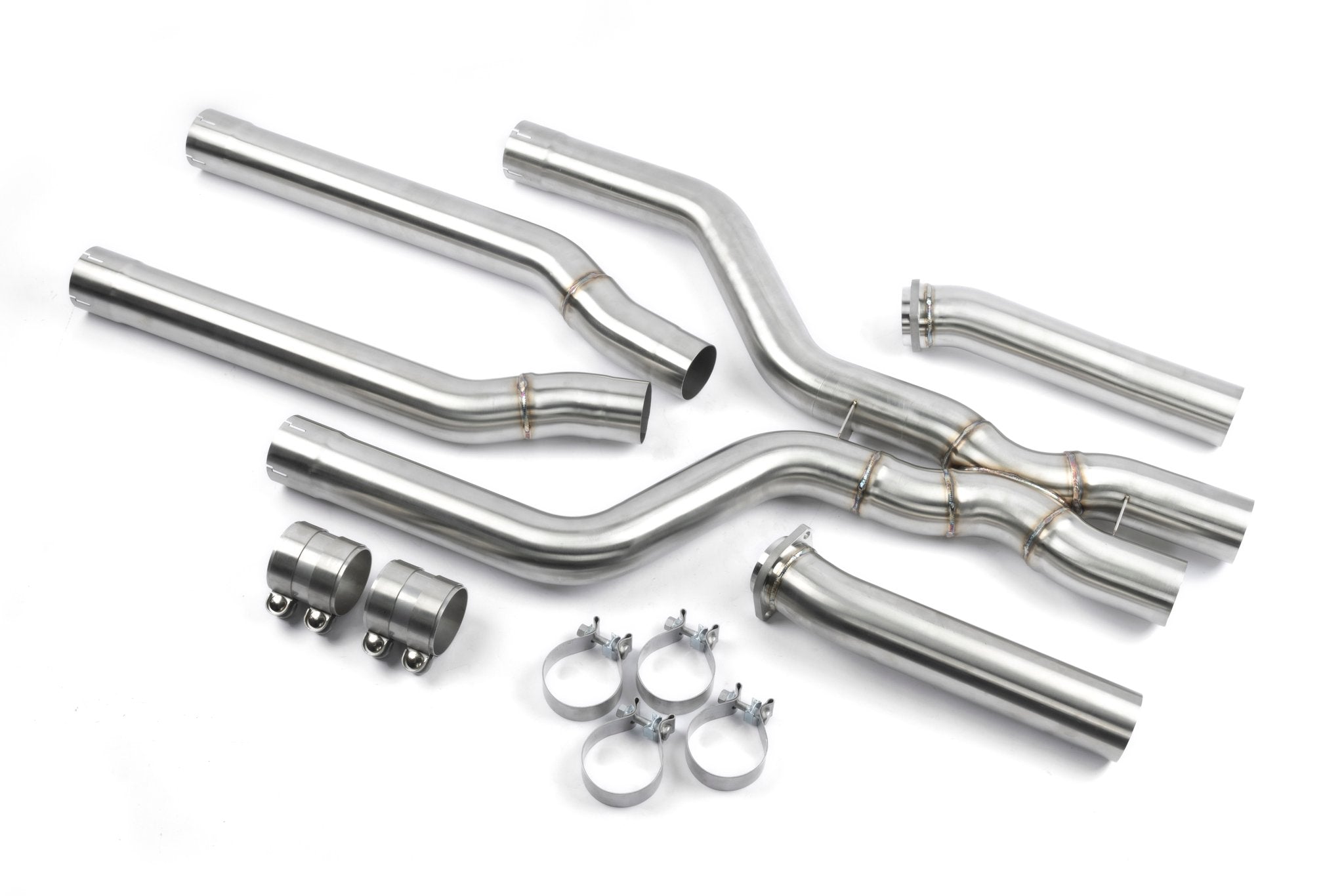 Dinan High Flow X-Pipe Exhaust - 2024-2026 LCI BMW X5M/X6M - Photo - Primary Kit