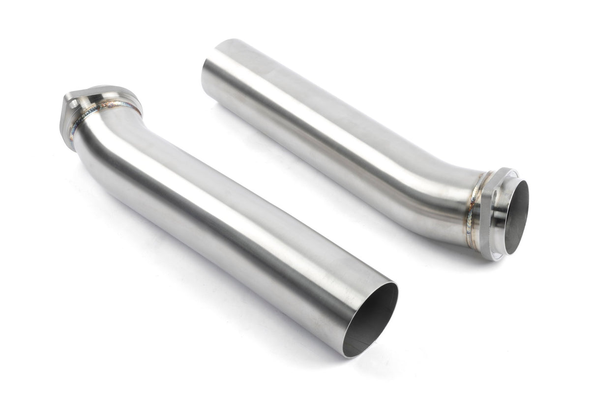 Dinan High Flow X-Pipe Exhaust - 2024-2026 LCI BMW X5M/X6M - Photo - out of package Angle