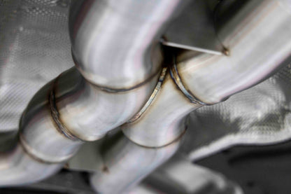 Dinan High Flow X-Pipe Exhaust - 2024-2026 LCI BMW X5M/X6M - Photo - out of package Angle