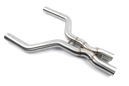 Dinan High Flow X-Pipe Exhaust - 2024-2026 LCI BMW X5M/X6M - Photo - out of package Angle