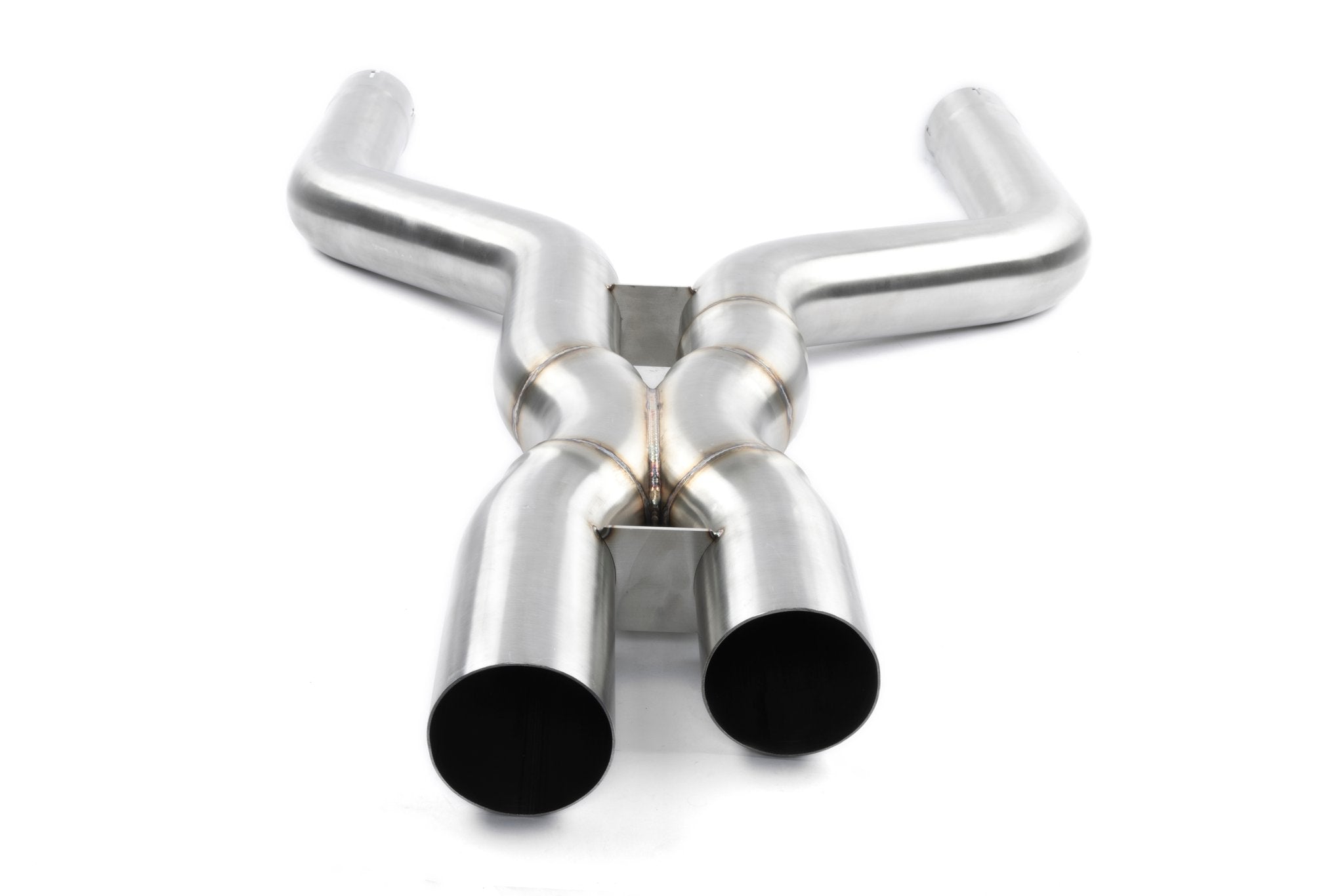 Dinan High Flow X-Pipe Exhaust - 2024-2026 LCI BMW X5M/X6M - Photo - out of package Angle