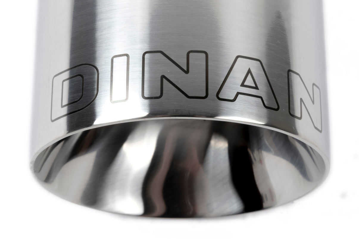 Dinan Double-Walled 4" Clamp-On Exhaust Tip (Polished) - Photo - out of package Right