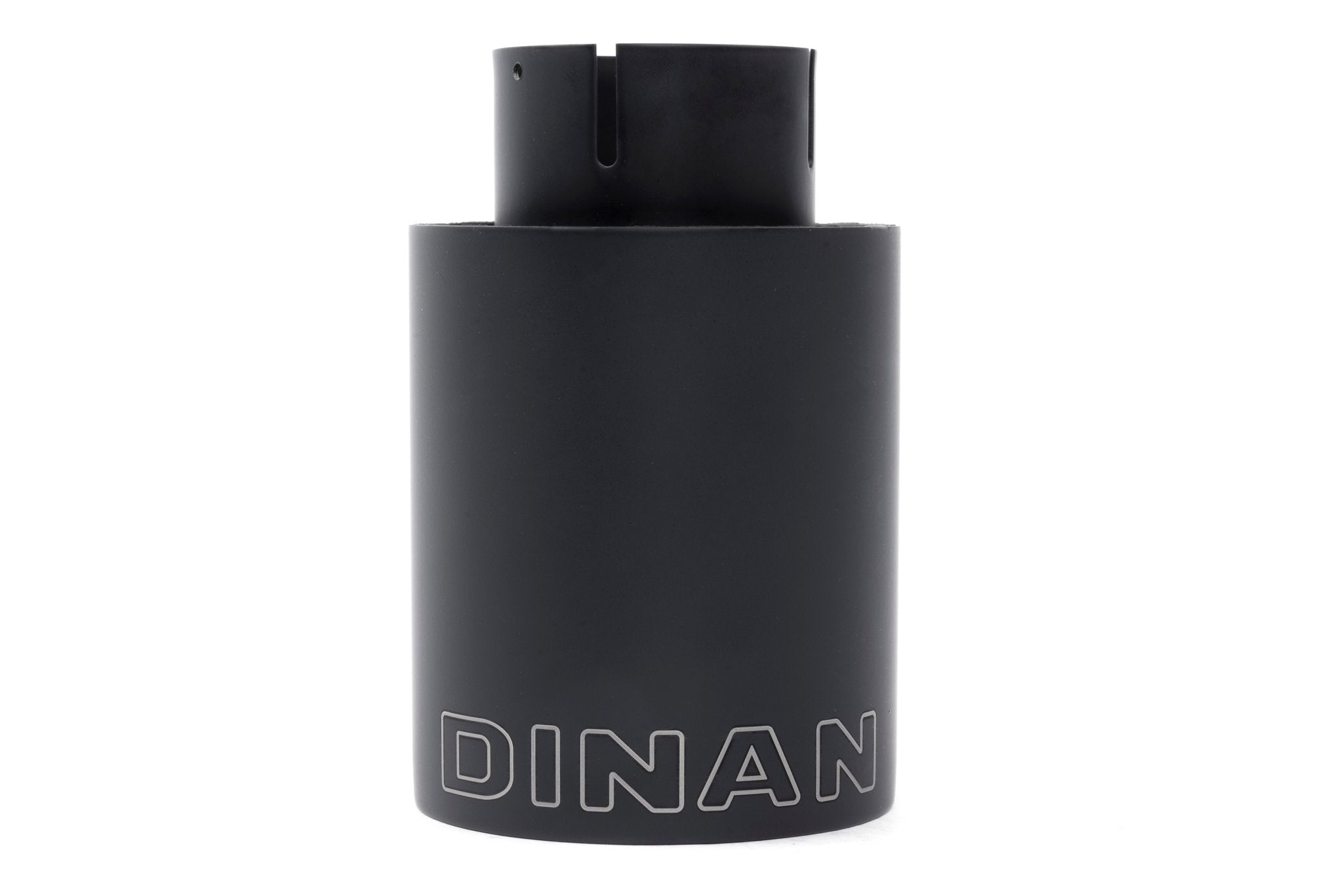 Dinan Double-Walled 4" Clamp-On Exhaust Tip (Black Ceramic) - Photo - out of package Right