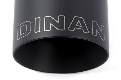 Dinan Double-Walled 4" Clamp-On Exhaust Tip (Black Ceramic) - Photo - out of package Top