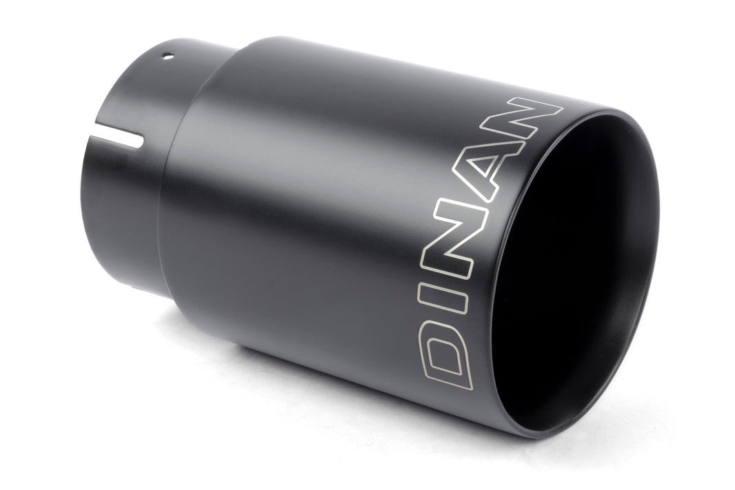 Dinan Double-Walled 4" Clamp-On Exhaust Tip (Black Ceramic) - Photo - Primary Bottom