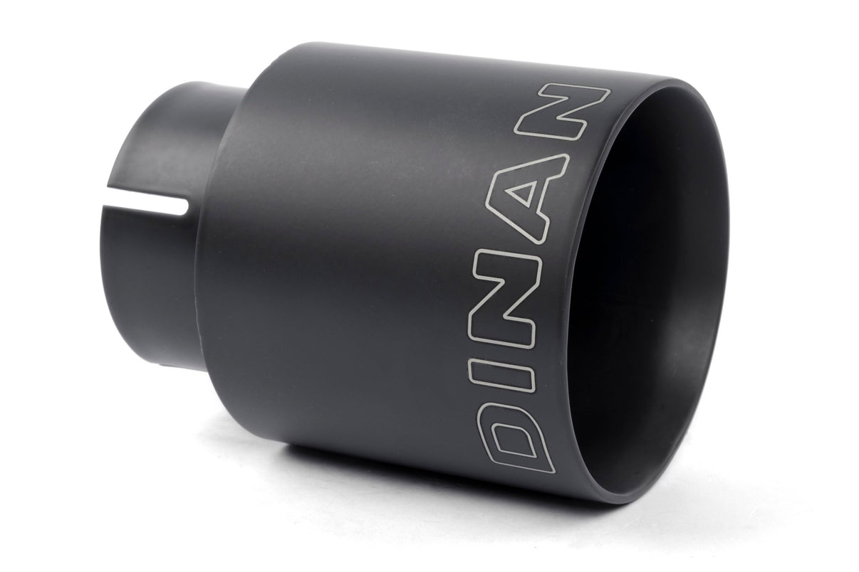 Dinan Double-Walled 4" Clamp-On Exhaust Tip (Black Ceramic) - Photo - Primary Bottom