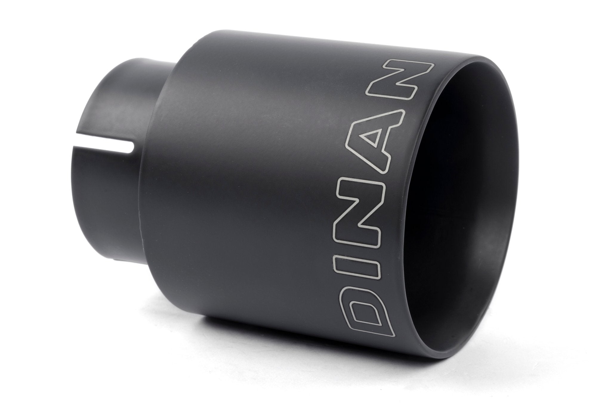 Dinan Double-Walled 4" Clamp-On Exhaust Tip (Black Ceramic) - Photo - Primary Bottom