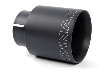 Dinan Double-Walled 4" Clamp-On Exhaust Tip (Black Ceramic) - Photo - Primary Bottom