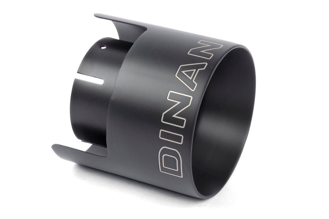 Dinan Double-Walled 4.5" Clamp-On Exhaust Tip (Black Ceramic) - Photo - Primary Top