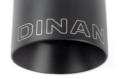 Dinan Double-Walled 4.5" Clamp-On Exhaust Tip (Black Ceramic) - Photo - out of package Front
