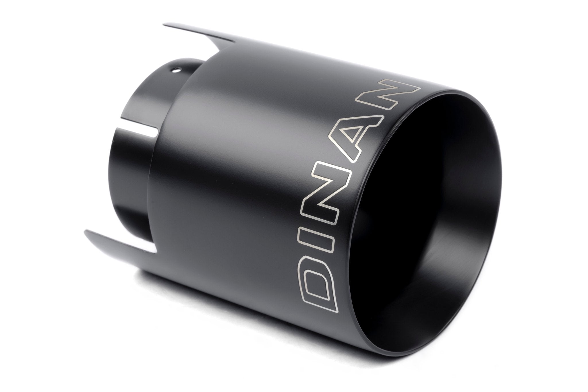 Dinan Double-Walled 4.5" Clamp-On Exhaust Tip (Black Ceramic) - Photo - Primary Right