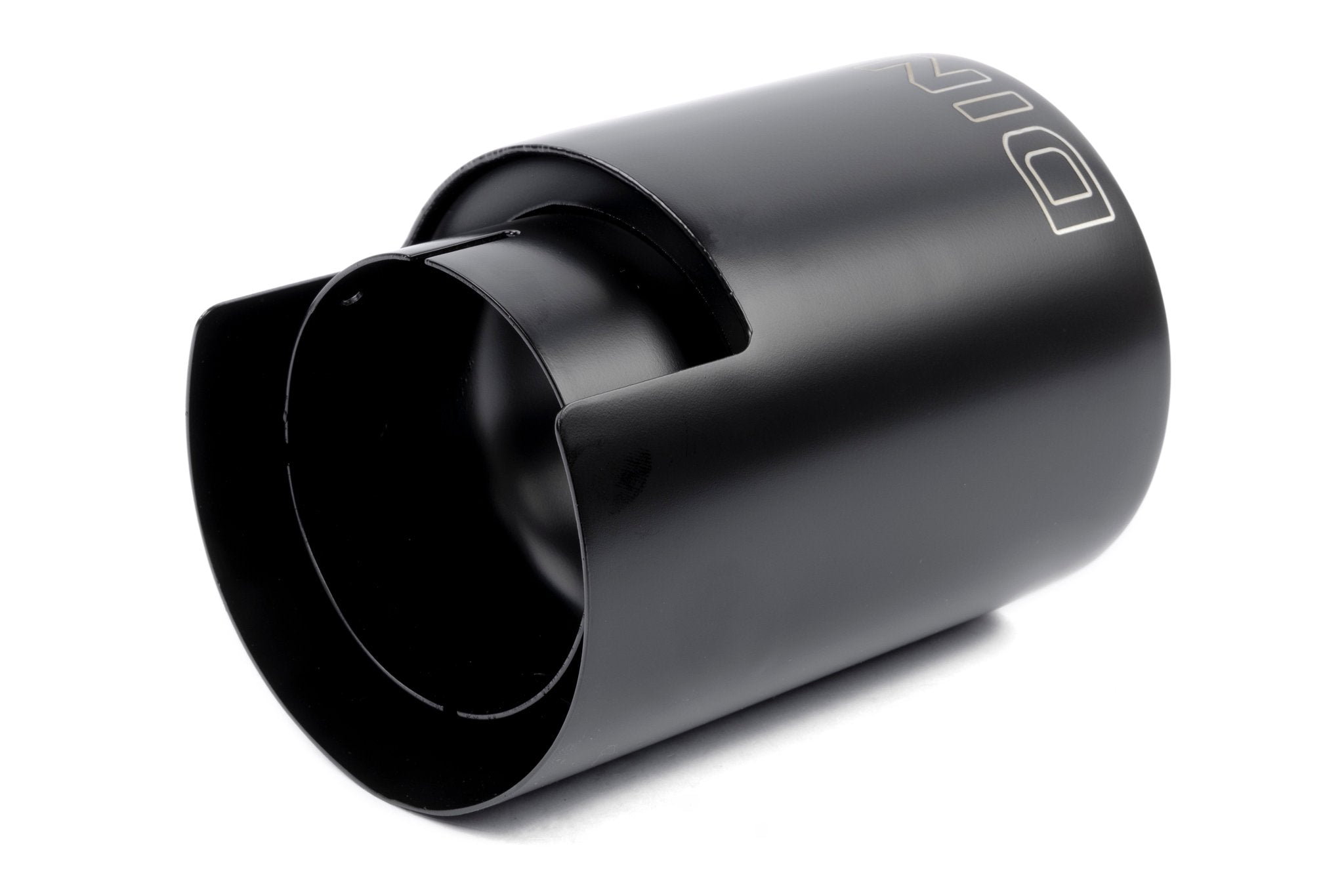 Dinan Double-Walled 4.5" Clamp-On Exhaust Tip (Black Ceramic) - Photo - out of package Front
