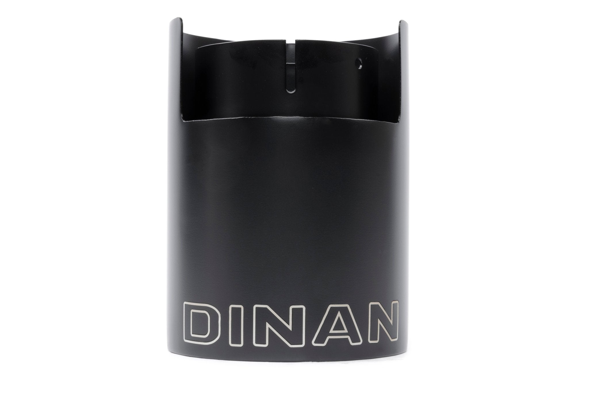 Dinan Double-Walled 4.5" Clamp-On Exhaust Tip (Black Ceramic) - Photo - out of package Left
