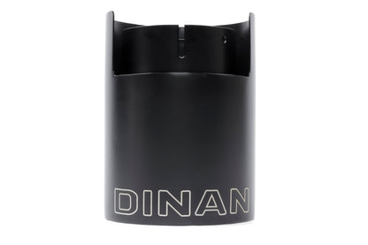 Dinan Double-Walled 4.5" Clamp-On Exhaust Tip (Black Ceramic) - Photo - out of package Left