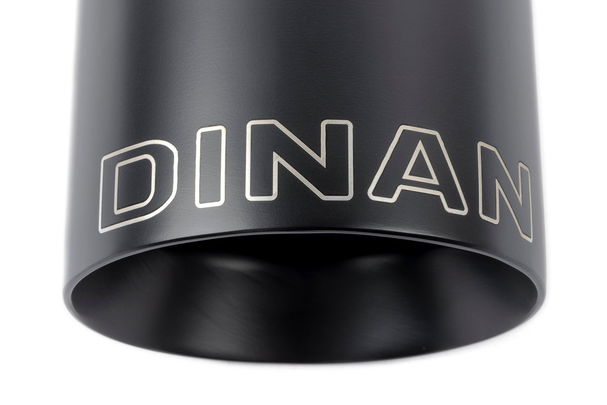 Dinan Double-Walled 4.5" Clamp-On Exhaust Tip (Black Ceramic) - Photo - out of package Back
