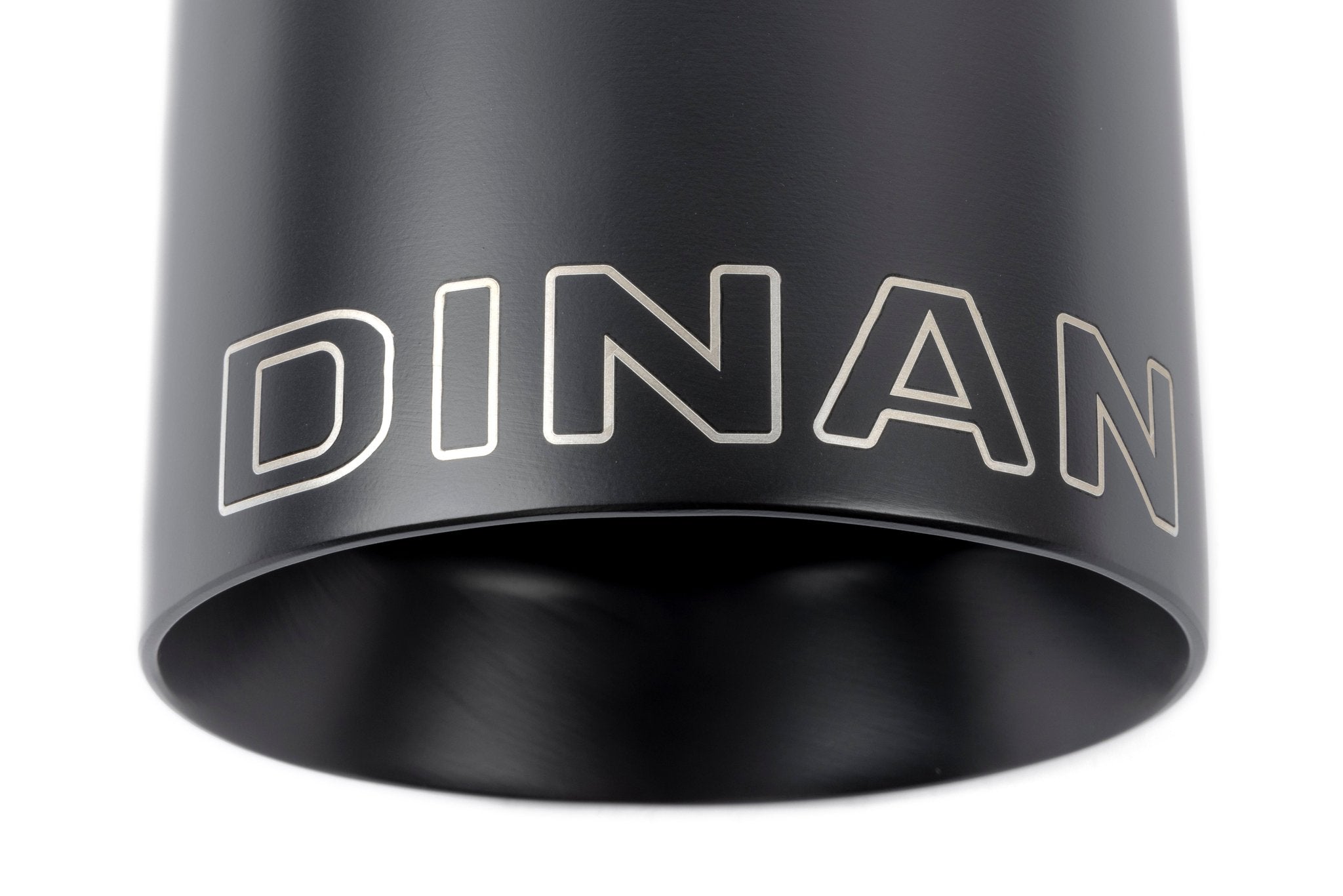 Dinan Double-Walled 4.5" Clamp-On Exhaust Tip (Black Ceramic) - Photo - out of package Back