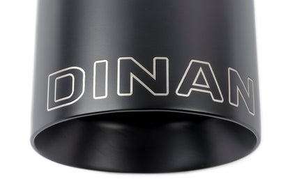 Dinan Double-Walled 4.5" Clamp-On Exhaust Tip (Black Ceramic) - Photo - out of package Back