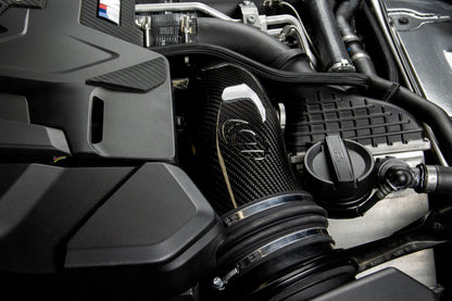 Dinan Turbo Inlet Pipes - 2018-2025 BMW M5/M8 - Photo - out of package Angle