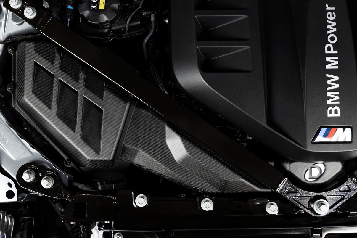 Dinan Matte Carbon Fiber Cold Air Intake - 2021-2026 BMW M2/M3/M4 - Photo - out of package User 3